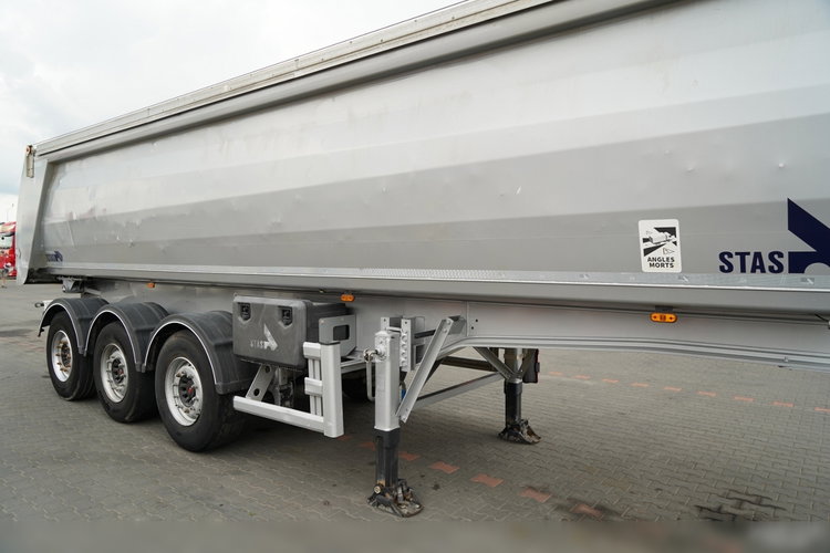 STAS WYWROTKA / 26m3 / ALUMINIOWA / OŚ PONOSZONA / SKRĘTNA  / OSIE SAF   zdjęcie 9