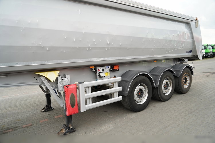 STAS WYWROTKA / 26m3 / ALUMINIOWA / OŚ PONOSZONA / SKRĘTNA  / OSIE SAF   zdjęcie 10