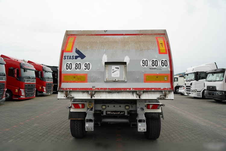 STAS WYWROTKA / 26m3 / ALUMINIOWA / OŚ PONOSZONA / SKRĘTNA  / OSIE SAF   zdjęcie 12