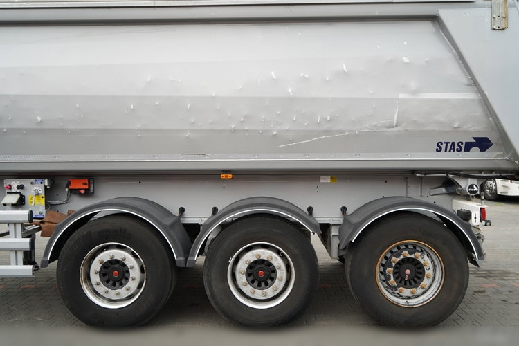 STAS WYWROTKA / 26m3 / ALUMINIOWA / OŚ PONOSZONA / SKRĘTNA  / OSIE SAF   zdjęcie 20