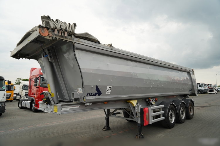 STAS WYWROTKA / 26m3 / ALUMINIOWA / OŚ PONOSZONA / SKRĘTNA  / OSIE SAF   zdjęcie 4