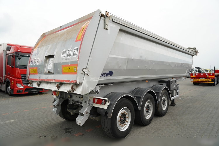 STAS WYWROTKA / 26m3 / ALUMINIOWA / OŚ PONOSZONA / SKRĘTNA  / OSIE SAF   zdjęcie 7