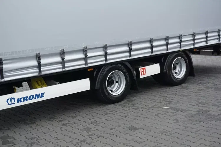 Krone TANDEM / FIRANKA / 19 PALET / DŁ. 7.75 M zdjęcie 8