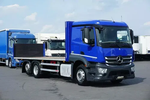 Mercedes ACTROS / 2543 / ACC / E 6 / PEŁNY ADR / PLATFORMA / ZAWIESIE POD WÓZEK