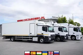 Mercedes Actros 1824 / Chłodnia 22 EPAL / Carrier Supra 1250 / kab. sypialna / 3 sztuki