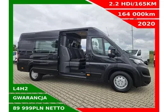 Peugeot boxer L4H2 89999zł NETTO Brygadówka 6 osób 2.2HDi/165KM