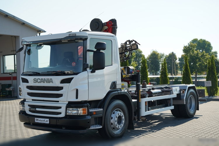 Scania P 280 / 4X2 / SIŁOWNIK DO WYWROTU / + HDS HMF 635 / UDŹWIG 1 500 KG / MAX WYSÓW 7 M / STEROWANIE RADIOWE / EURO 6 zdjęcie 9