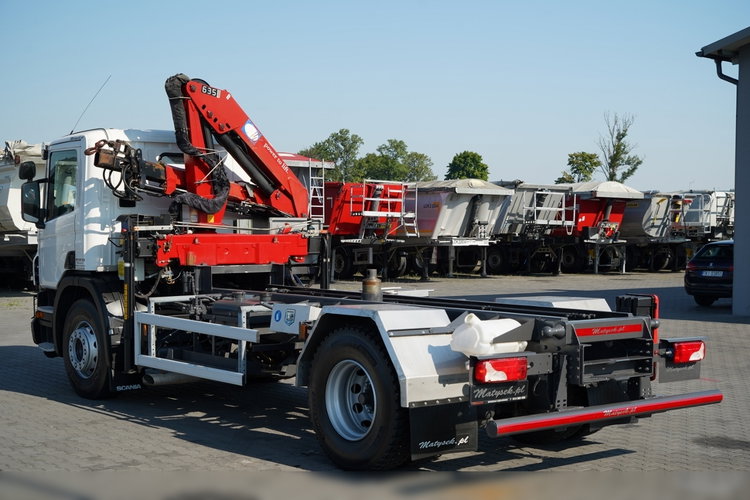Scania P 280 / 4X2 / SIŁOWNIK DO WYWROTU / + HDS HMF 635 / UDŹWIG 1 500 KG / MAX WYSÓW 7 M / STEROWANIE RADIOWE / EURO 6 zdjęcie 11
