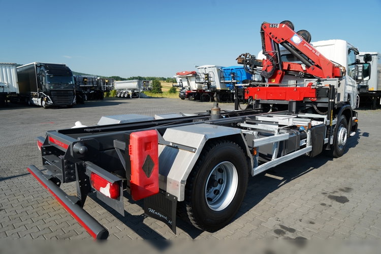 Scania P 280 / 4X2 / SIŁOWNIK DO WYWROTU / + HDS HMF 635 / UDŹWIG 1 500 KG / MAX WYSÓW 7 M / STEROWANIE RADIOWE / EURO 6 zdjęcie 12