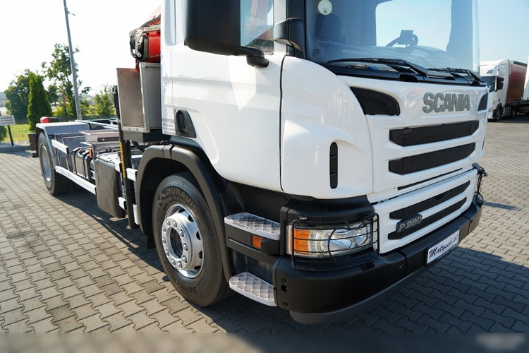 Scania P 280 / 4X2 / SIŁOWNIK DO WYWROTU / + HDS HMF 635 / UDŹWIG 1 500 KG / MAX WYSÓW 7 M / STEROWANIE RADIOWE / EURO 6 zdjęcie 14