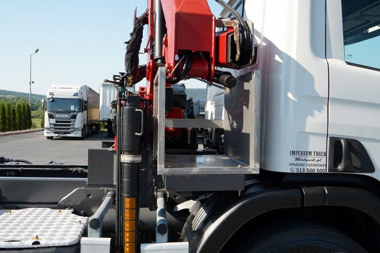 Scania P 280 / 4X2 / SIŁOWNIK DO WYWROTU / + HDS HMF 635 / UDŹWIG 1 500 KG / MAX WYSÓW 7 M / STEROWANIE RADIOWE / EURO 6 zdjęcie 24