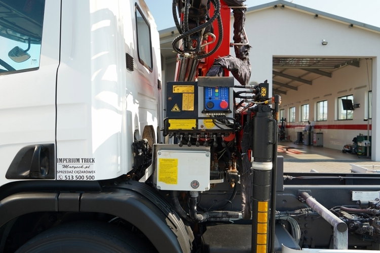 Scania P 280 / 4X2 / SIŁOWNIK DO WYWROTU / + HDS HMF 635 / UDŹWIG 1 500 KG / MAX WYSÓW 7 M / STEROWANIE RADIOWE / EURO 6 zdjęcie 26