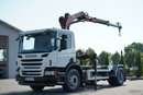Scania P 280 / 4X2 / SIŁOWNIK DO WYWROTU / + HDS HMF 635 / UDŹWIG 1 500 KG / MAX WYSÓW 7 M / STEROWANIE RADIOWE / EURO 6 zdjęcie 2