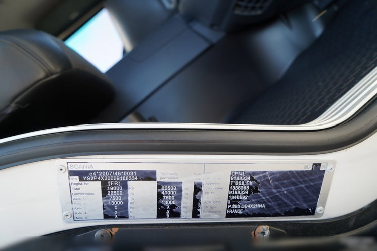 Scania P 280 / 4X2 / SIŁOWNIK DO WYWROTU / + HDS HMF 635 / UDŹWIG 1 500 KG / MAX WYSÓW 7 M / STEROWANIE RADIOWE / EURO 6 zdjęcie 44