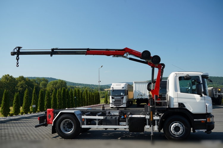Scania P 280 / 4X2 / SIŁOWNIK DO WYWROTU / + HDS HMF 635 / UDŹWIG 1 500 KG / MAX WYSÓW 7 M / STEROWANIE RADIOWE / EURO 6 zdjęcie 6