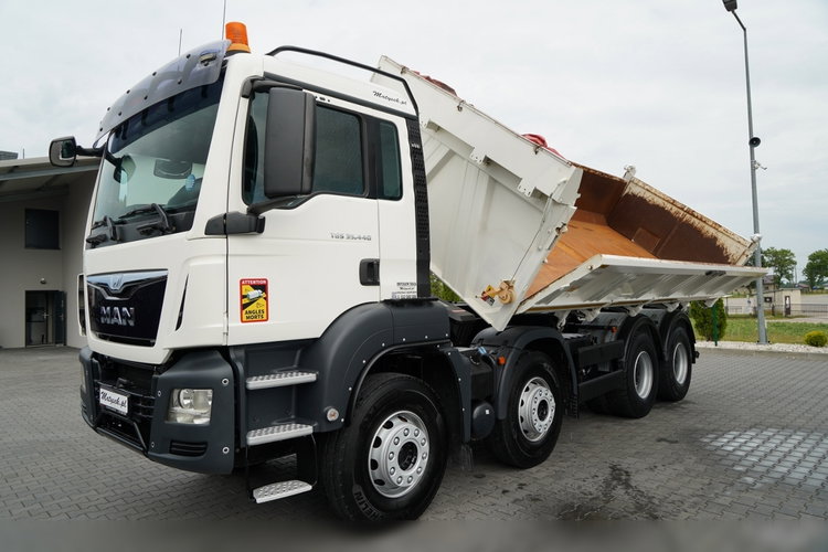 MAN TGS 35.440 / 8X4 / WYWROTKA 2 STR. / HYDROBURTA / BORDMATIC / ZABUDOWA MEILLER KIPPER zdjęcie 16