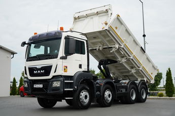 MAN TGS 35.440 / 8X4 / WYWROTKA 2 STR. / HYDROBURTA / BORDMATIC / ZABUDOWA MEILLER KIPPER
