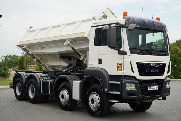MAN TGS 35.440 / 8X4 / WYWROTKA 2 STR. / HYDROBURTA / BORDMATIC / ZABUDOWA MEILLER KIPPER zdjęcie 23