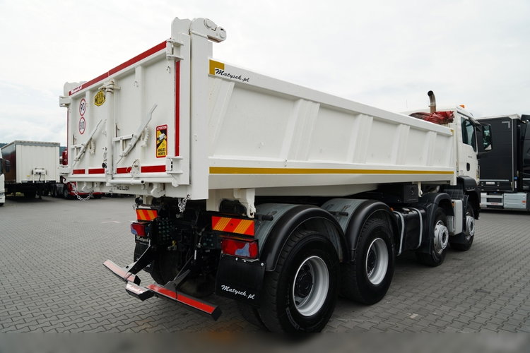 MAN TGS 35.440 / 8X4 / WYWROTKA 2 STR. / HYDROBURTA / BORDMATIC / ZABUDOWA MEILLER KIPPER zdjęcie 31