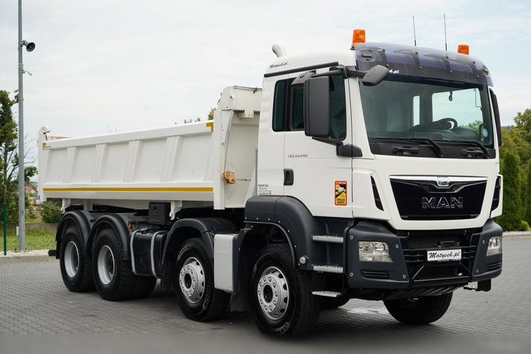 MAN TGS 35.440 / 8X4 / WYWROTKA 2 STR. / HYDROBURTA / BORDMATIC / ZABUDOWA MEILLER KIPPER zdjęcie 35