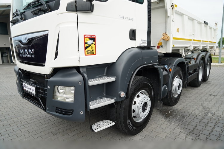 MAN TGS 35.440 / 8X4 / WYWROTKA 2 STR. / HYDROBURTA / BORDMATIC / ZABUDOWA MEILLER KIPPER zdjęcie 37
