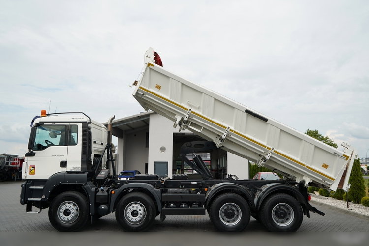 MAN TGS 35.440 / 8X4 / WYWROTKA 2 STR. / HYDROBURTA / BORDMATIC / ZABUDOWA MEILLER KIPPER zdjęcie 3