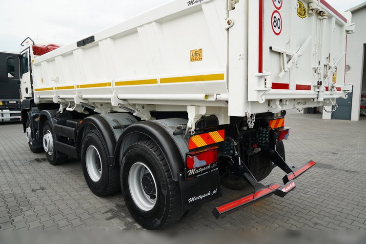 MAN TGS 35.440 / 8X4 / WYWROTKA 2 STR. / HYDROBURTA / BORDMATIC / ZABUDOWA MEILLER KIPPER zdjęcie 44