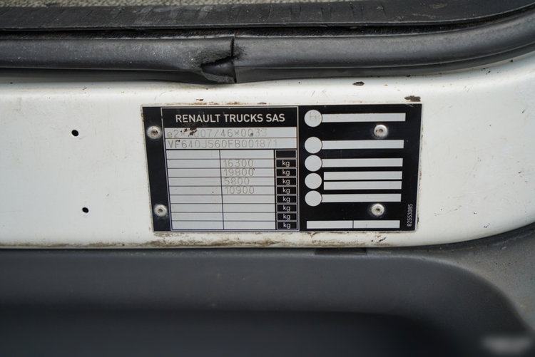 Renault D 16.240 / 4X2 / WYWROTKA / SPECJALISTYCZNY / DROGOWY / ZBIORNIK DO LANIA ASFALTU / EURO 6 / SPROWADZONY zdjęcie 44
