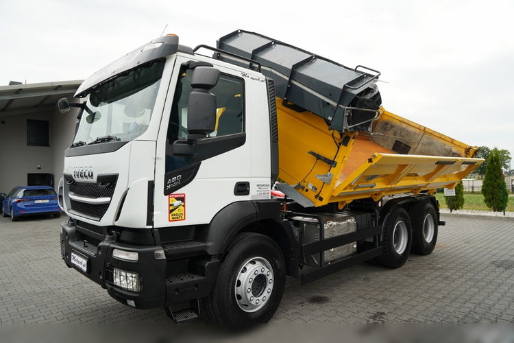 Iveco STRALIS X-WAY 480 / 6x4 / WYWROTKA DWUSTRONNA /  HYDROBURTA / BOARDMATIC / MEILLER KIPPER / SPROWADZONY zdjęcie 9