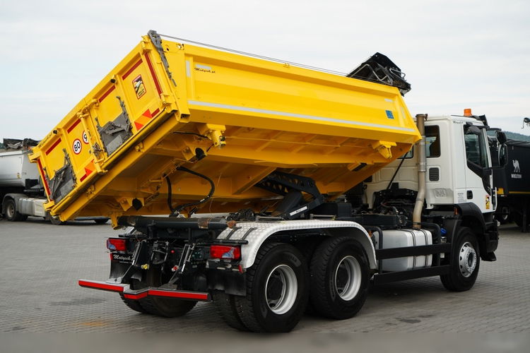 Iveco STRALIS X-WAY 480 / 6x4 / WYWROTKA DWUSTRONNA /  HYDROBURTA / BOARDMATIC / MEILLER KIPPER / SPROWADZONY zdjęcie 13