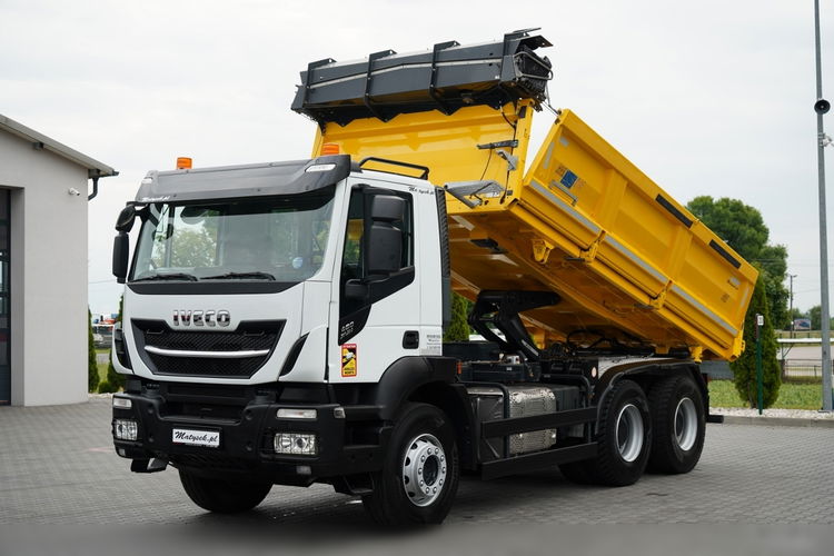 Iveco STRALIS X-WAY 480 / 6x4 / WYWROTKA DWUSTRONNA /  HYDROBURTA / BOARDMATIC / MEILLER KIPPER / SPROWADZONY zdjęcie 2