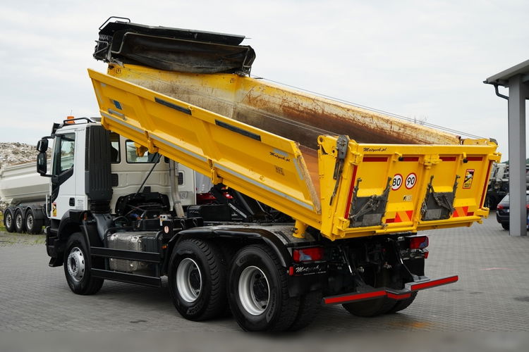 Iveco STRALIS X-WAY 480 / 6x4 / WYWROTKA DWUSTRONNA /  HYDROBURTA / BOARDMATIC / MEILLER KIPPER / SPROWADZONY zdjęcie 6