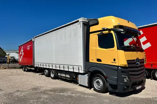 Mercedes ACTROS MP5 euro6 6x2 jumbo zestaw 120m 38palet