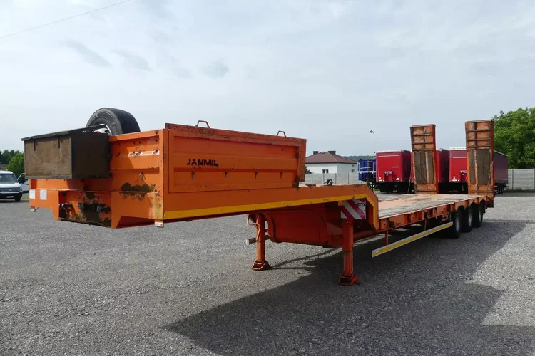 JANMIL NISKOPODWOZIOWA / LAWETA / OŚ SKRĘTNA / OSIE SAF / zdjęcie 1