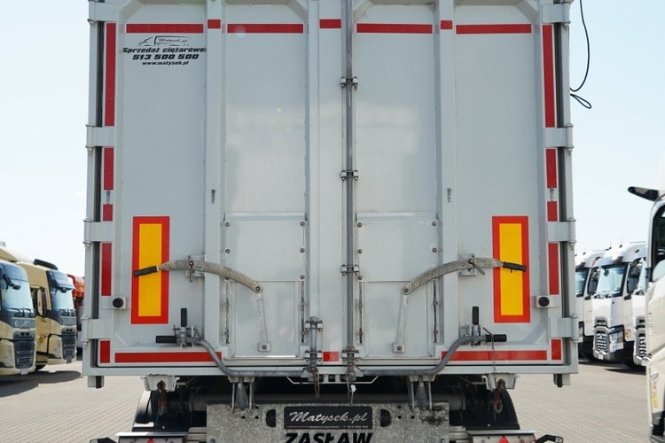 ZASŁAW D-653A / WYWROTKA ALUMINIOWA / 47 m3 / 2024 ROK / KLAPO-DRZWI / OS PODNOSZONA / OSIE SAF zdjęcie 12