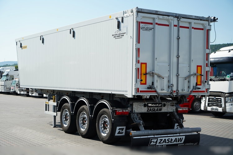 ZASŁAW D-653A / WYWROTKA ALUMINIOWA / 47 m3 / 2024 ROK / KLAPO-DRZWI / OS PODNOSZONA / OSIE SAF zdjęcie 6