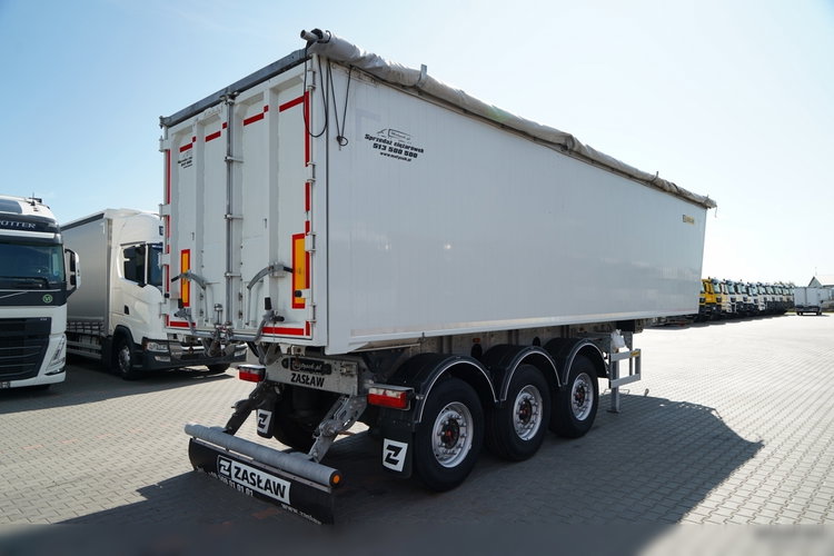 ZASŁAW D-653A / WYWROTKA ALUMINIOWA / 47 m3 / 2024 ROK / KLAPO-DRZWI / OS PODNOSZONA / OSIE SAF zdjęcie 7