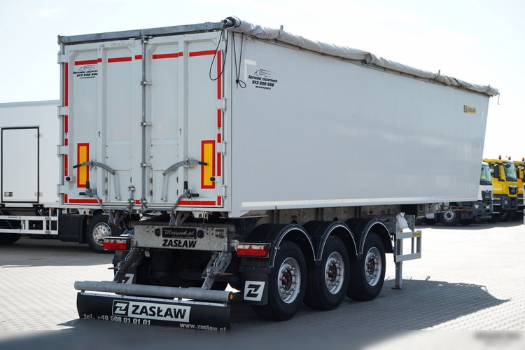 ZASŁAW D-653A / WYWROTKA ALUMINIOWA / 47 m3 / 2024 ROK / KLAPO-DRZWI / OS PODNOSZONA / OSIE SAF zdjęcie 8