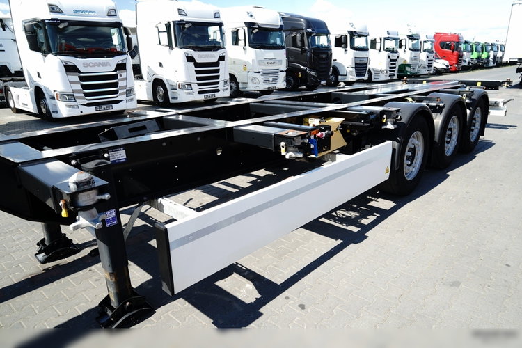 Krone / NACZEPA PODKONTENEROWA / MAŁO UŻYWANA / UNIWERSALNA / 2023 ROK / ROZSUWANY TYŁ / DO WSZYSTKICH KONTENERÓW / OŚ PODNOSZONA zdjęcie 11