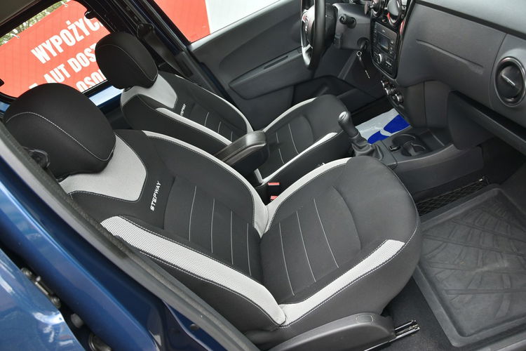 Dacia Dokker Stepway 1.6SCe 102KM 2019r. Salon PL 5-os Klima TEMPOMAT czujniki HAK zdjęcie 16
