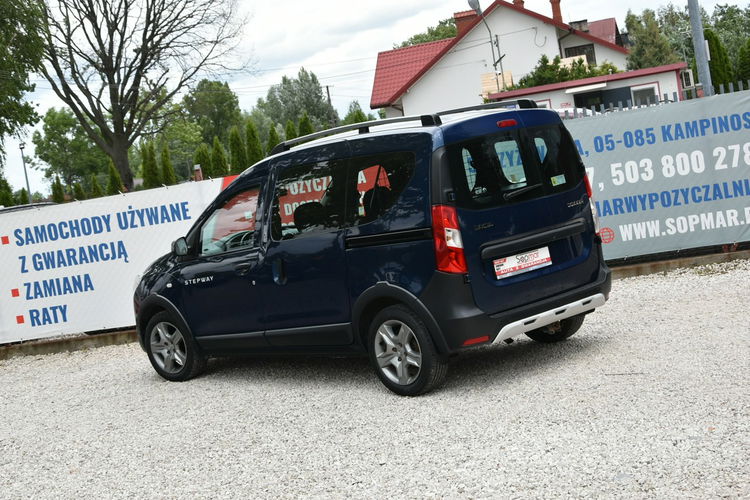 Dacia Dokker Stepway 1.6SCe 102KM 2019r. Salon PL 5-os Klima TEMPOMAT czujniki HAK zdjęcie 5