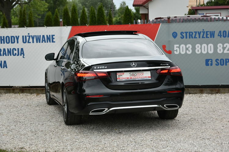 Mercedes E 220 E 220d 4Matic 200KM 2022r. SALON pakiet AMG Burmester Fv23 Rezerwacja zdjęcie 10