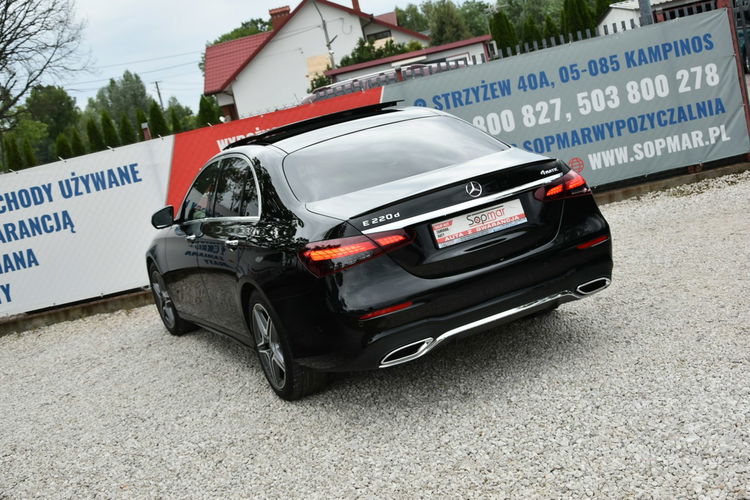 Mercedes E 220 E 220d 4Matic 200KM 2022r. SALON pakiet AMG Burmester Fv23 Rezerwacja zdjęcie 11