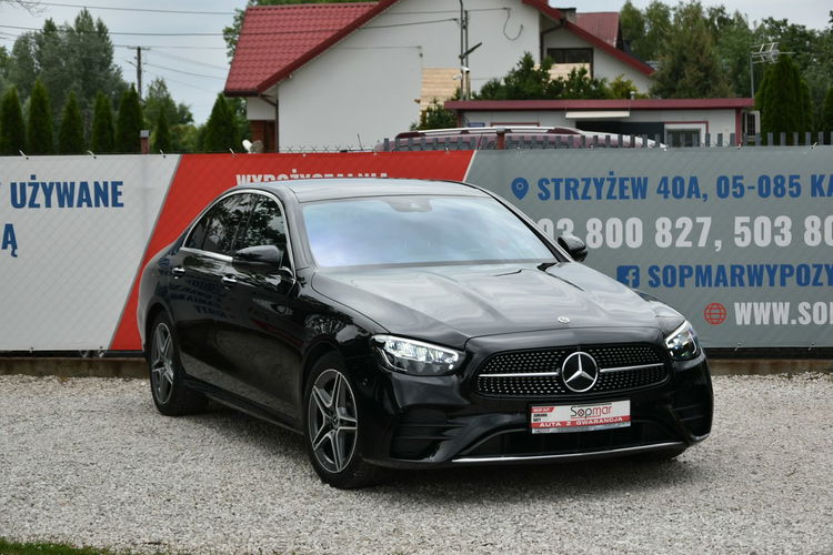 Mercedes E 220 E 220d 4Matic 200KM 2022r. SALON pakiet AMG Burmester Fv23 Rezerwacja zdjęcie 6