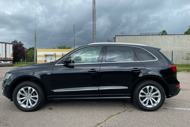 Audi Q5 3.0tdi 258KM Quattro s-line doinwestowany bezwypadkowy zamiana 1.r.gw zdjęcie 4