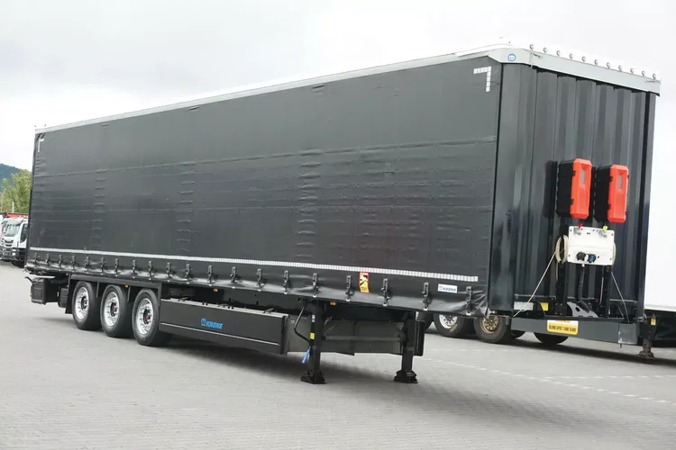 Krone / FIRANKA / DACH PODNOSZONY / XL / 2 X OŚ PODNOSZONA zdjęcie 2