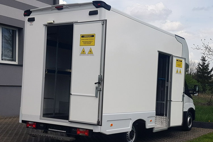 Iveco Daily KONTENER NISKOPODŁOGOWY 4.43x2.23x2.42 SKLEP BAR FOODTRUCK KAMPER AC zdjęcie 37