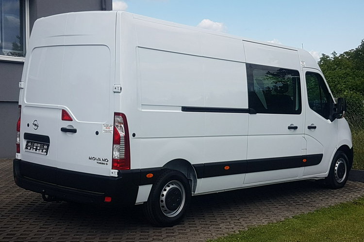 Opel Movano MASTER 7 OSÓB BRYGADÓWKA DŁUGI WYSOKI KLIMA TEMPOMAT KRAJOWY zdjęcie 4