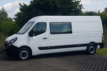 Renault Master MOVANO 7 OSÓB BRYGADÓWKA DŁUGI WYSOKI KLIMA TEMPOMAT KRAJOWY
