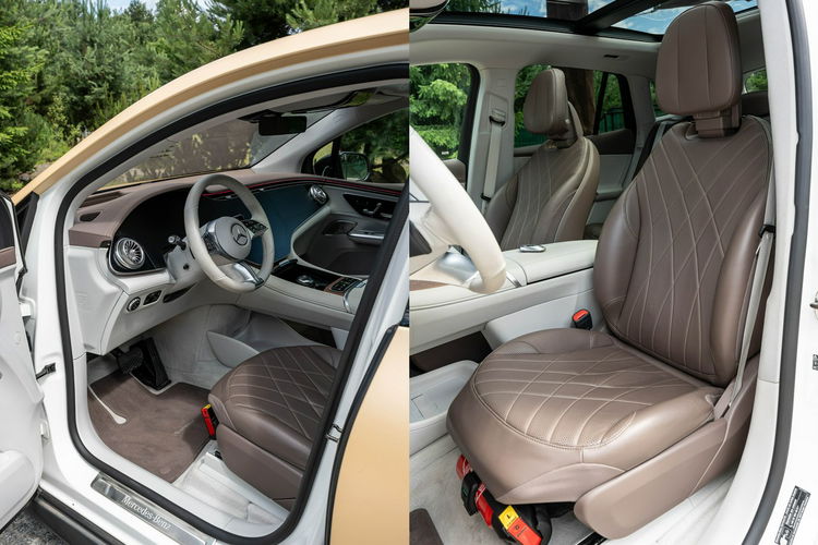 Mercedes EQE 500 SUV / 4MATIC / 90kWh / BEZWYPADKOWY / SALON POLSKA / 1 WŁAŚCICIEL zdjęcie 37